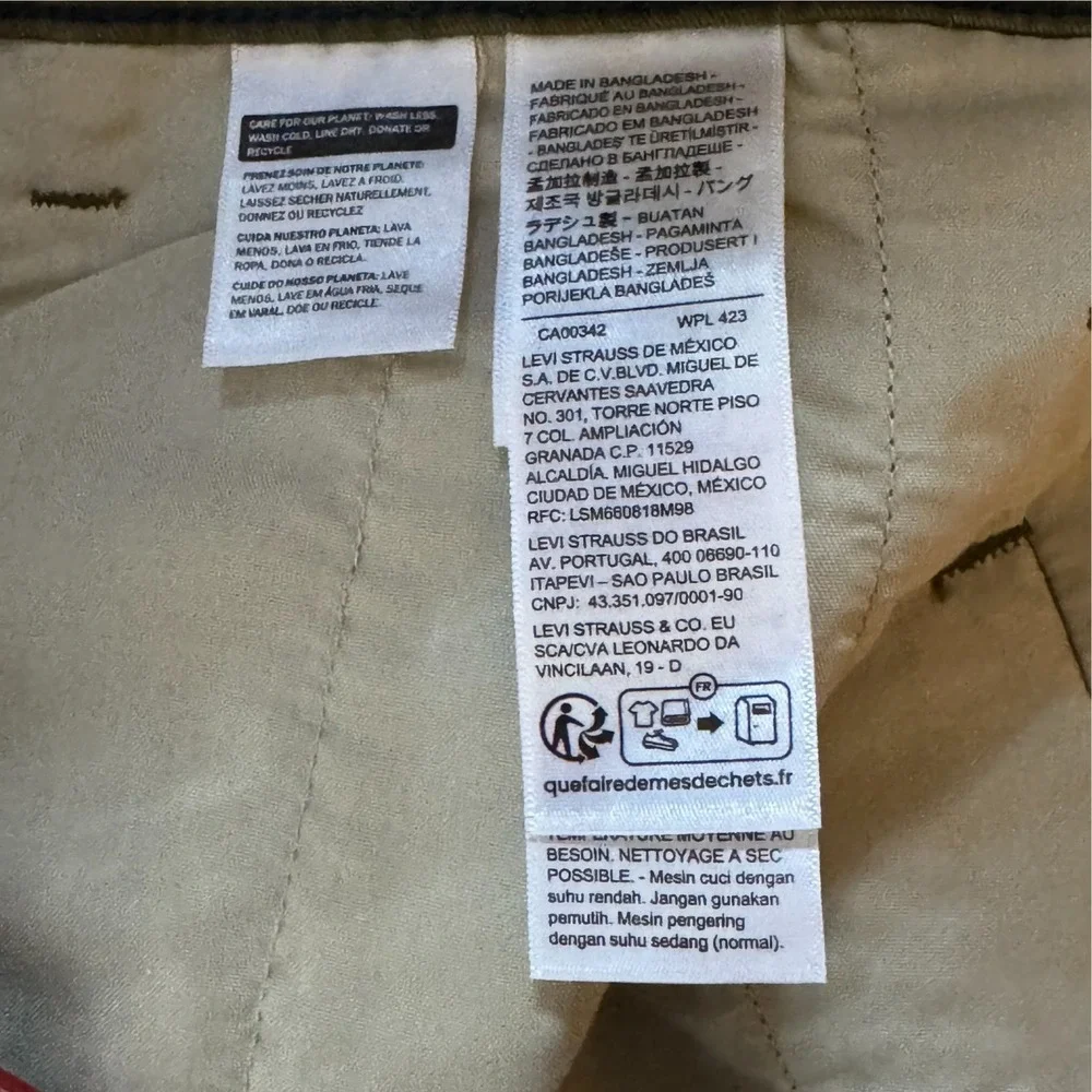 Levi's Mens Shorts XX Chino Relaxed Fit Stretch 8